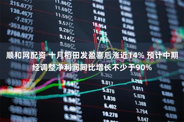 顺和网配资 十月稻田发盈喜后涨近14% 预计中期经调整净利润同比增长不少于90%