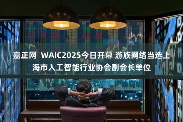 嘉正网  WAIC2025今日开幕 游族网络当选上海市人工智能行业协会副会长单位