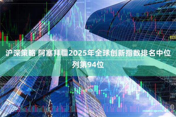沪深策略 阿塞拜疆2025年全球创新指数排名中位列第94位